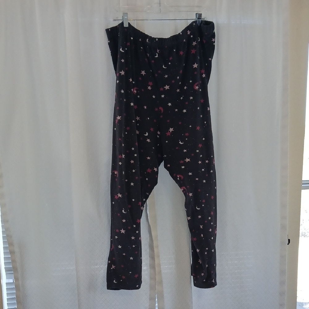 Secret Treasures Grey Star Pattern Soft Pajama Pants 3X